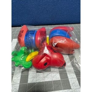 Tupperware Multicolor Vintage Toddler Animal Toy Set 10 Pieces